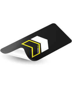Custom printed rectangle stickers – waterproof vinyl and sharp corners