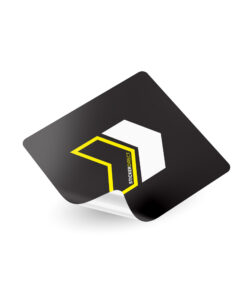 Custom printed square stickers – waterproof vinyl and sharp edges